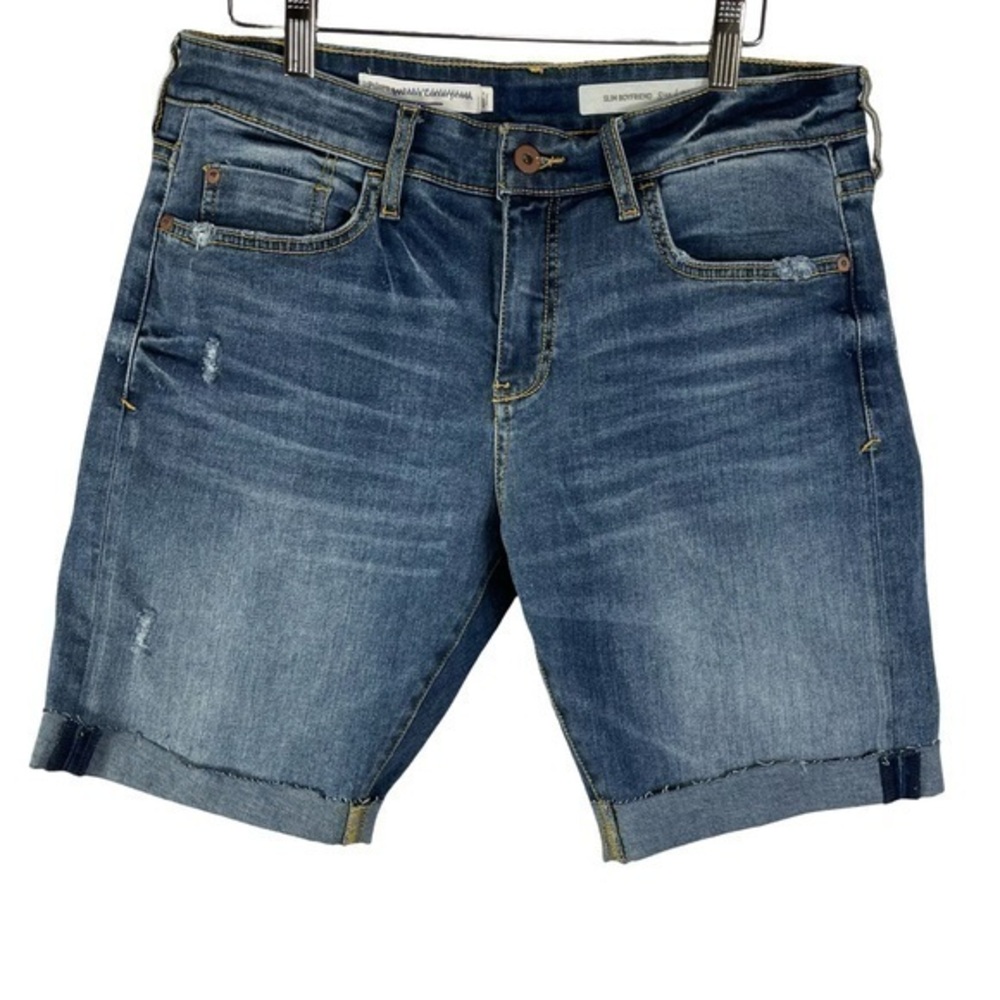 Anthropologies Pilcro And The Letterpress Women's Denim Shorts Mid Rise Jean